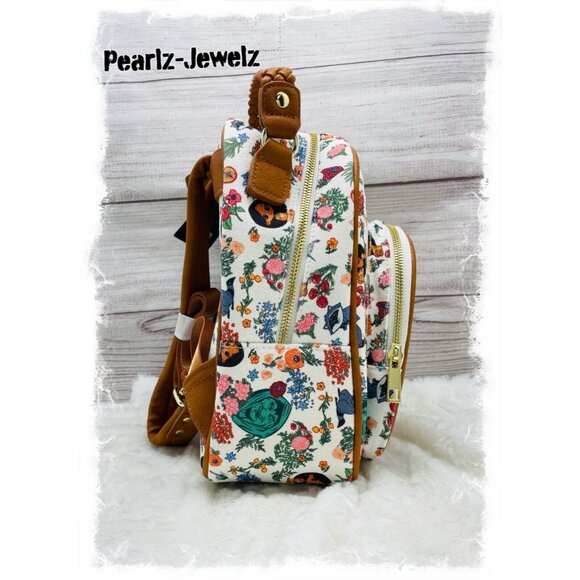 Her Universe Pocahontas Chibi Meeko Flit Floral Backpack BoxLunch Exclusive NWT main image 4